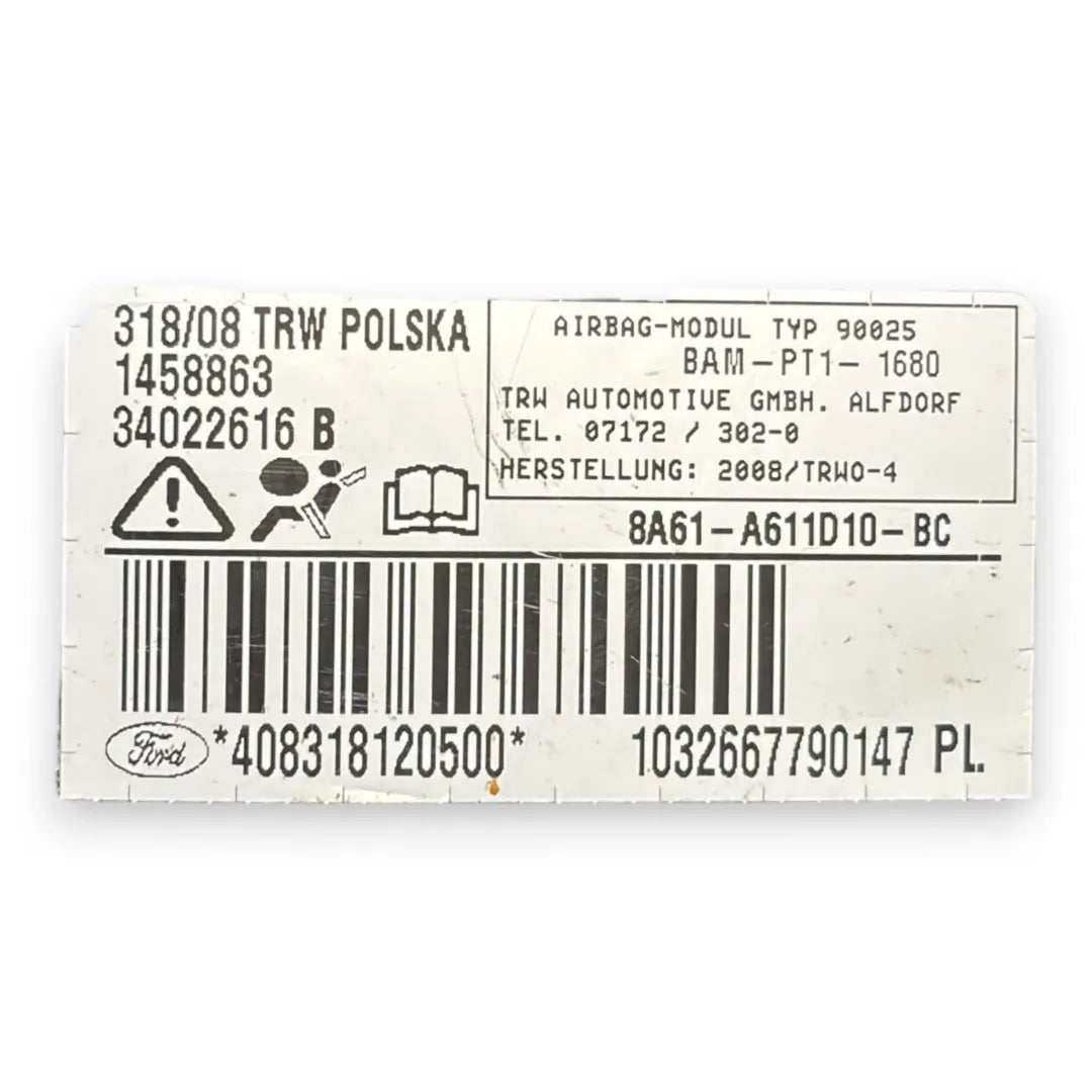 Dettaglio Airbag sedile destro Ford Fiesta CB1 cod. 8A61-A611D10-BC - foto 3