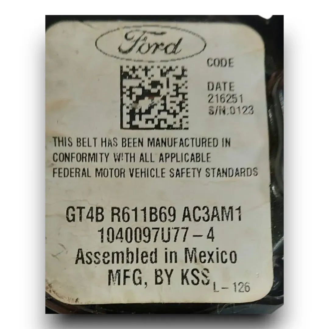 Dettaglio Cintura di sicurezza posteriore sinistra Ford Edge OEM 2006855 - foto 3