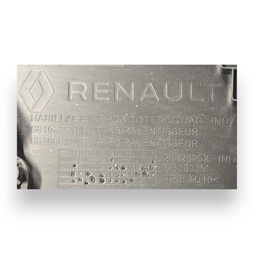 Dettaglio Cassetto portaoggetti Renault Clio 5ª Serie 2019–2024 OEM 681082518R - foto 3