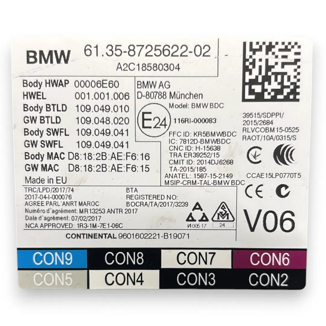 Dettaglio Body Computer BMW X4 G02 dal 2018 OEM 8725622 - foto 3