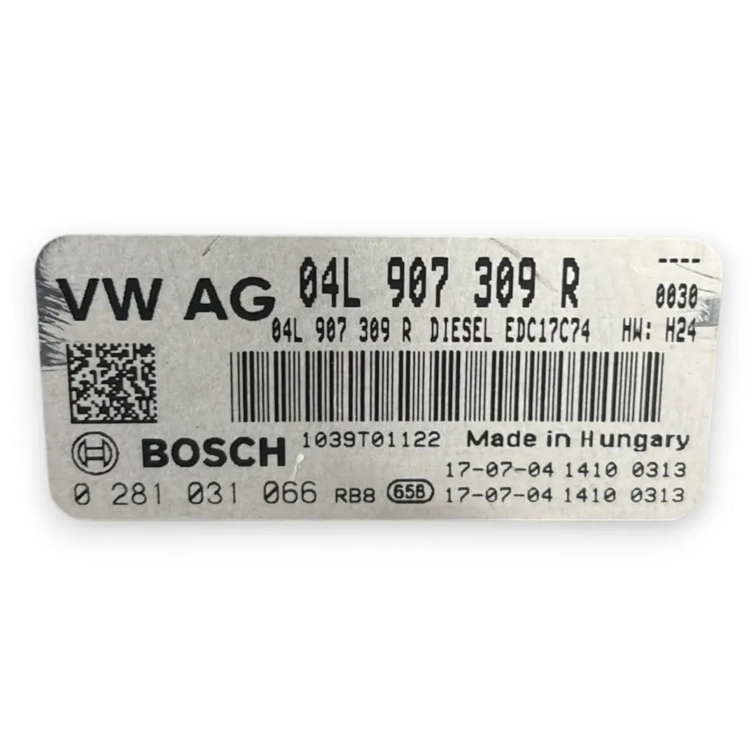 Dettaglio Centralina motore ECU Audi A3 8V 2016–2021 cod. 04L907309R - foto 3