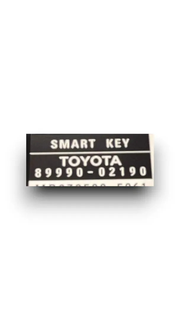 Dettaglio Chiave elettronica di accesso Toyota Auris cod. 89990-02190 - foto 3