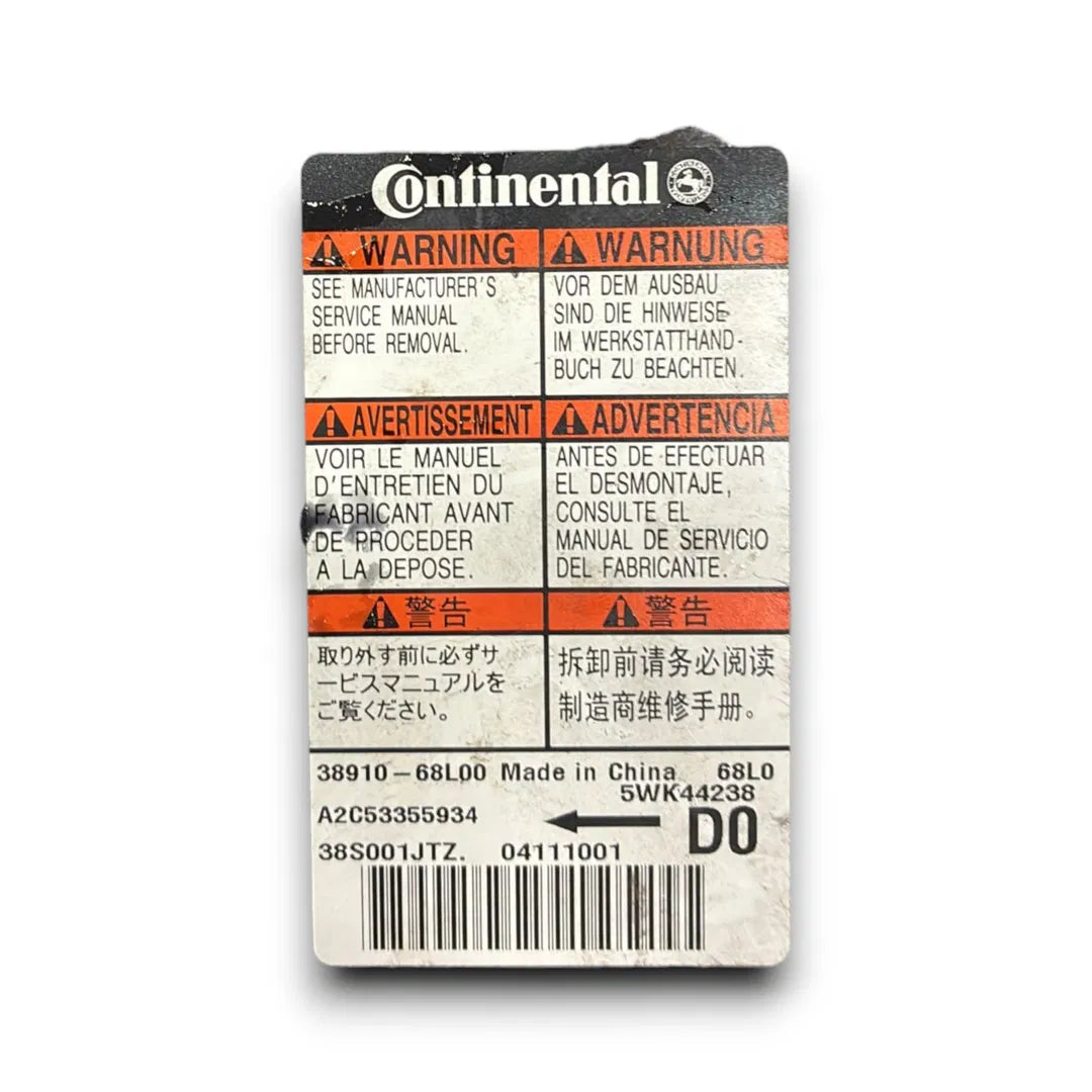 Dettaglio Centralina airbag Suzuki Swift 2010–2013 OEM 38910-68L00 - foto 3