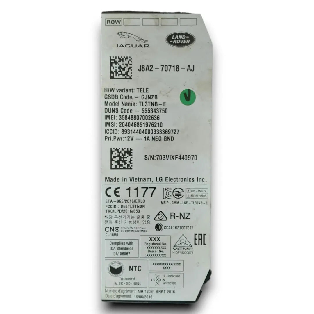 Dettaglio Modulo Bluetooth Jaguar XE dal 2019 cod. J8A2-70718-AJ - foto 3