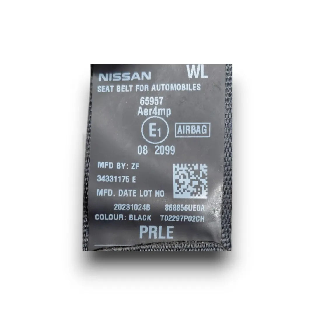 Dettaglio Cintura di sicurezza anteriore destra Nissan Qashqai J10E/JJ10E OEM 86884JD00A - foto 3