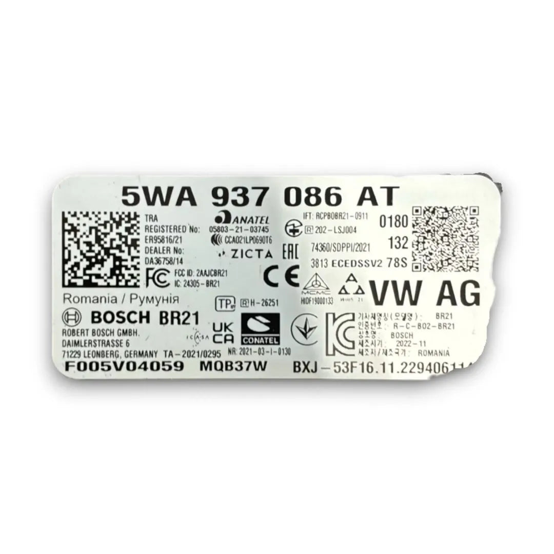 Dettaglio Body Computer Skoda Octavia dal 2020 OEM 5WA937086AT - foto 3