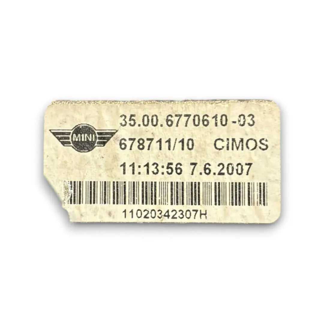 Dettaglio Pedaliera completa MINI R56 2006–2010 cod. 6770610-03 - foto 3