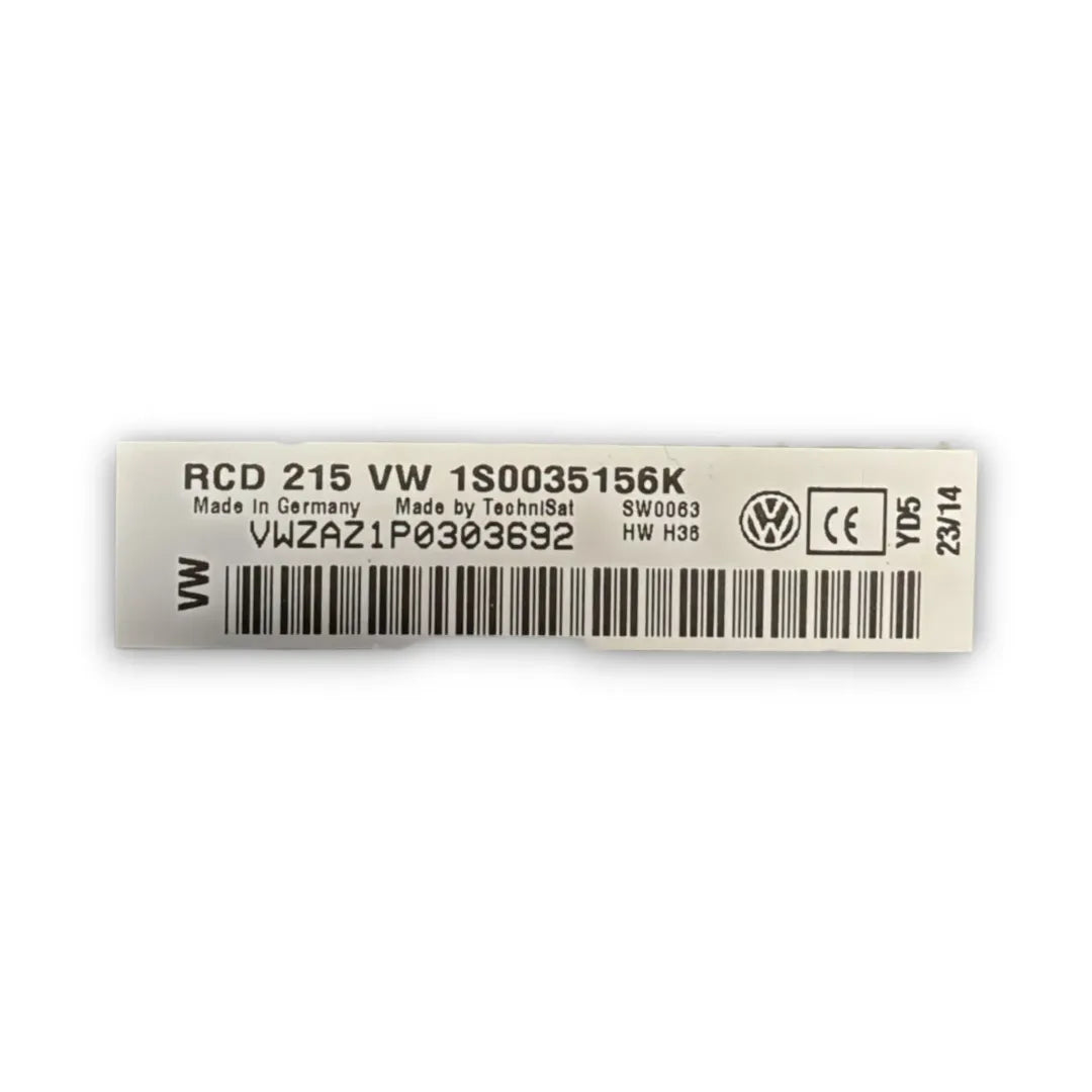 Dettaglio Autoradio Volkswagen up! 2011–2016 OEM 1S0035156QITX - foto 3