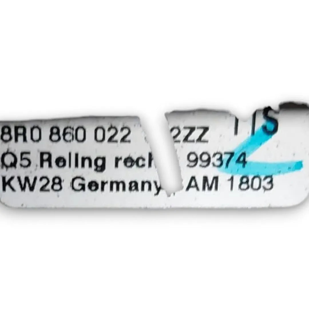 Dettaglio Barre longitudinali tetto Audi Q5 8R 2008–2017 OEM 8R0860022 - foto 3