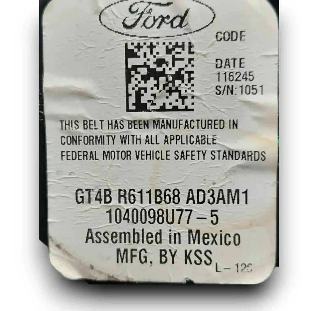 Dettaglio Cintura di sicurezza posteriore destra Ford Edge OEM 2006851 - foto 3
