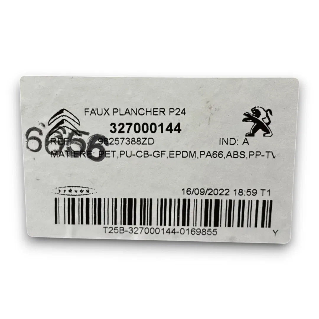 Dettaglio Pianale bagagliaio Peugeot 2008 2019–2023 OEM 98257388ZD - foto 3