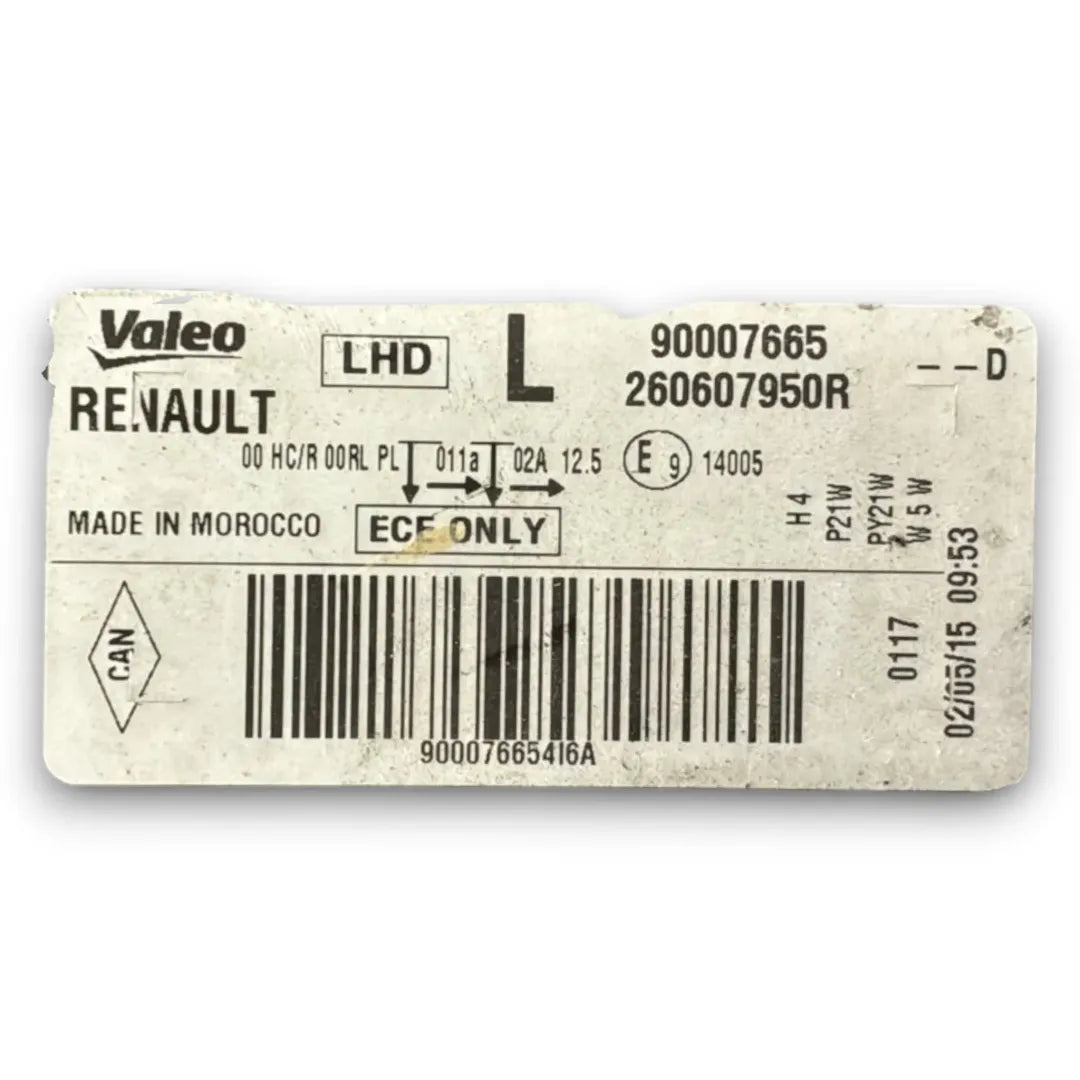 Dettaglio Faro anteriore sinistro Dacia Dokker 2012–2017 OEM 260603007R - foto 3