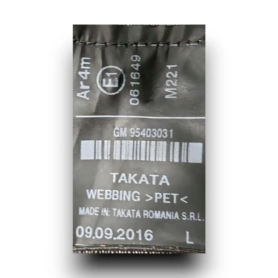 Dettaglio Cintura di sicurezza posteriore sinistra Opel Mokka OEM 98394564XX - foto 3