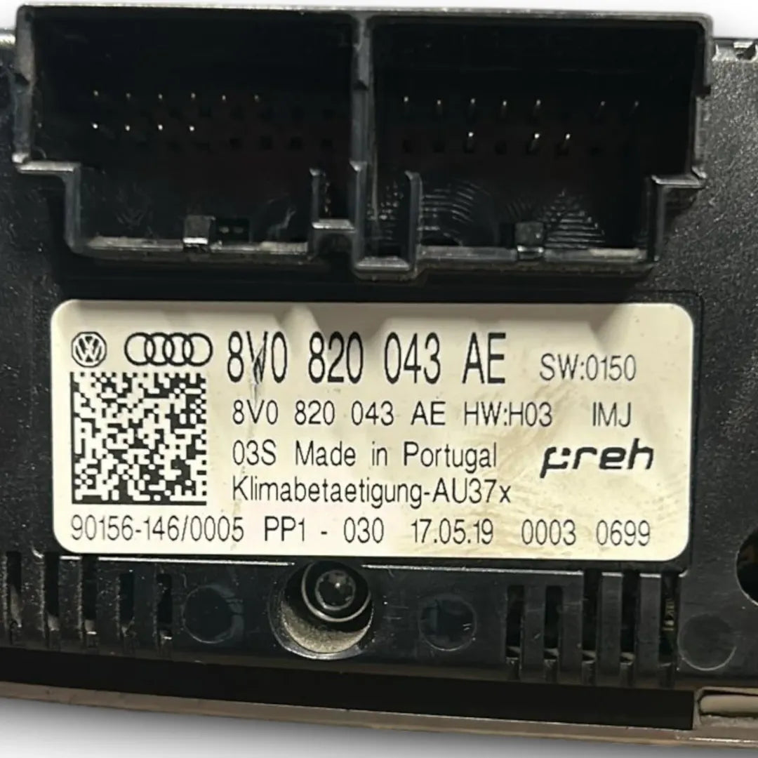 Dettaglio Blocco comando climatizzazione anteriore Audi RS3 8V 8V0820043BEIMJ - foto 3