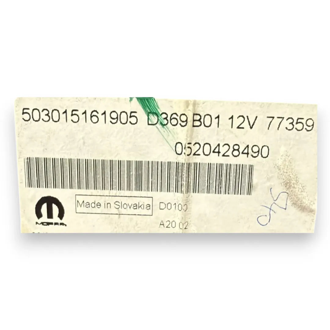 Dettaglio Quadro strumenti Fiat Doblò 4V - foto 3