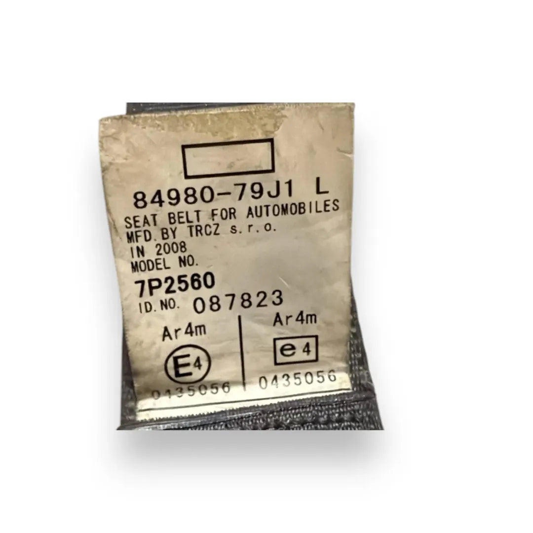Dettaglio Aggancio cintura di sicurezza anteriore sinistro Fiat Sedici OEM 71768260 - foto 3
