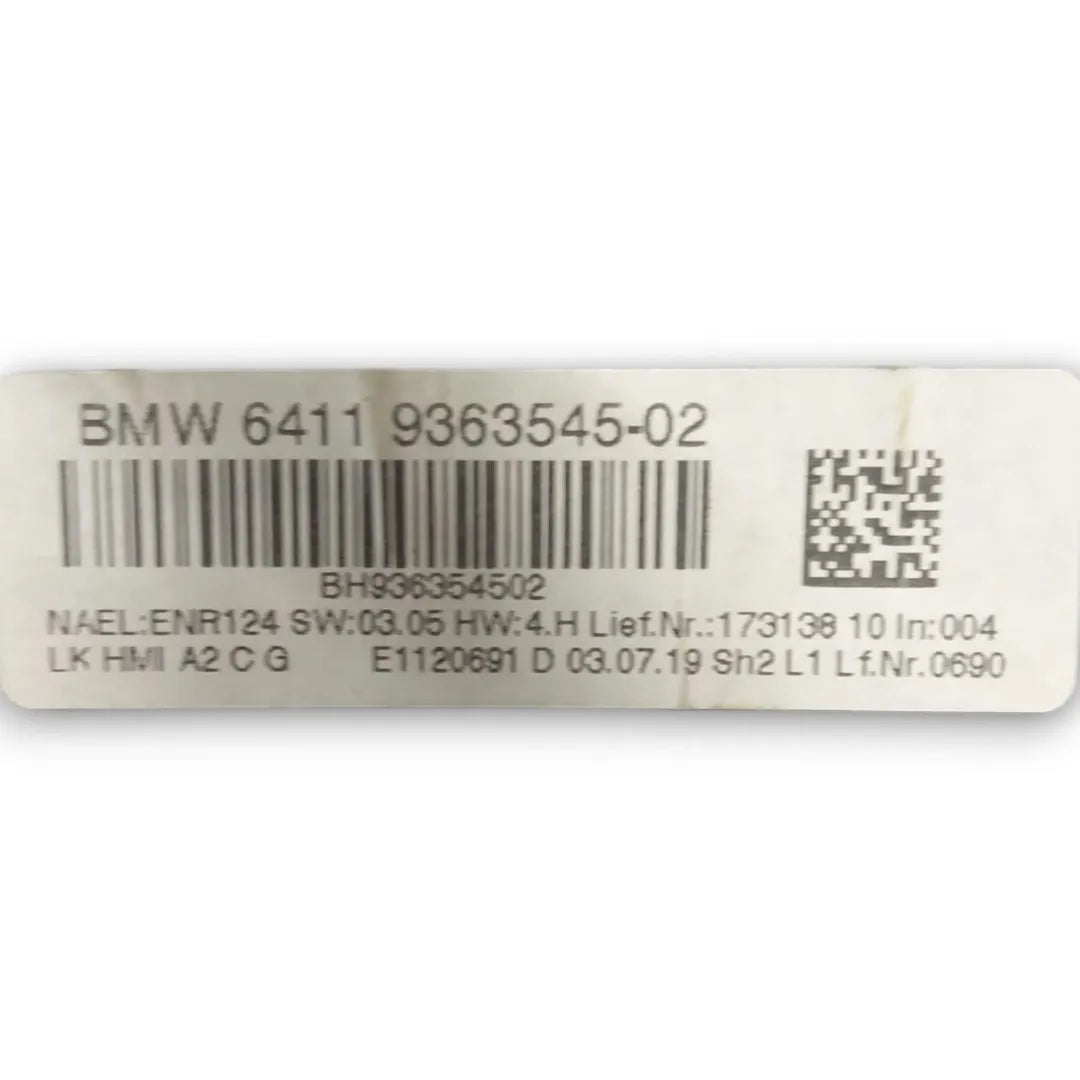 Dettaglio Comando clima BMW Serie 2 Coupé F22 dal 2013 OEM 64119363545-02 - foto 3