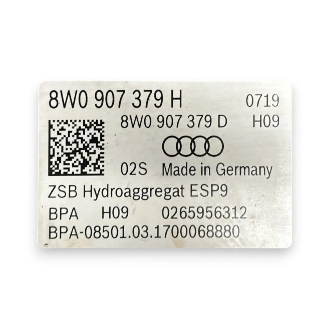 Dettaglio Centralina / modulo ABS Audi A4 8W OEM 8W0907379HREP - foto 3