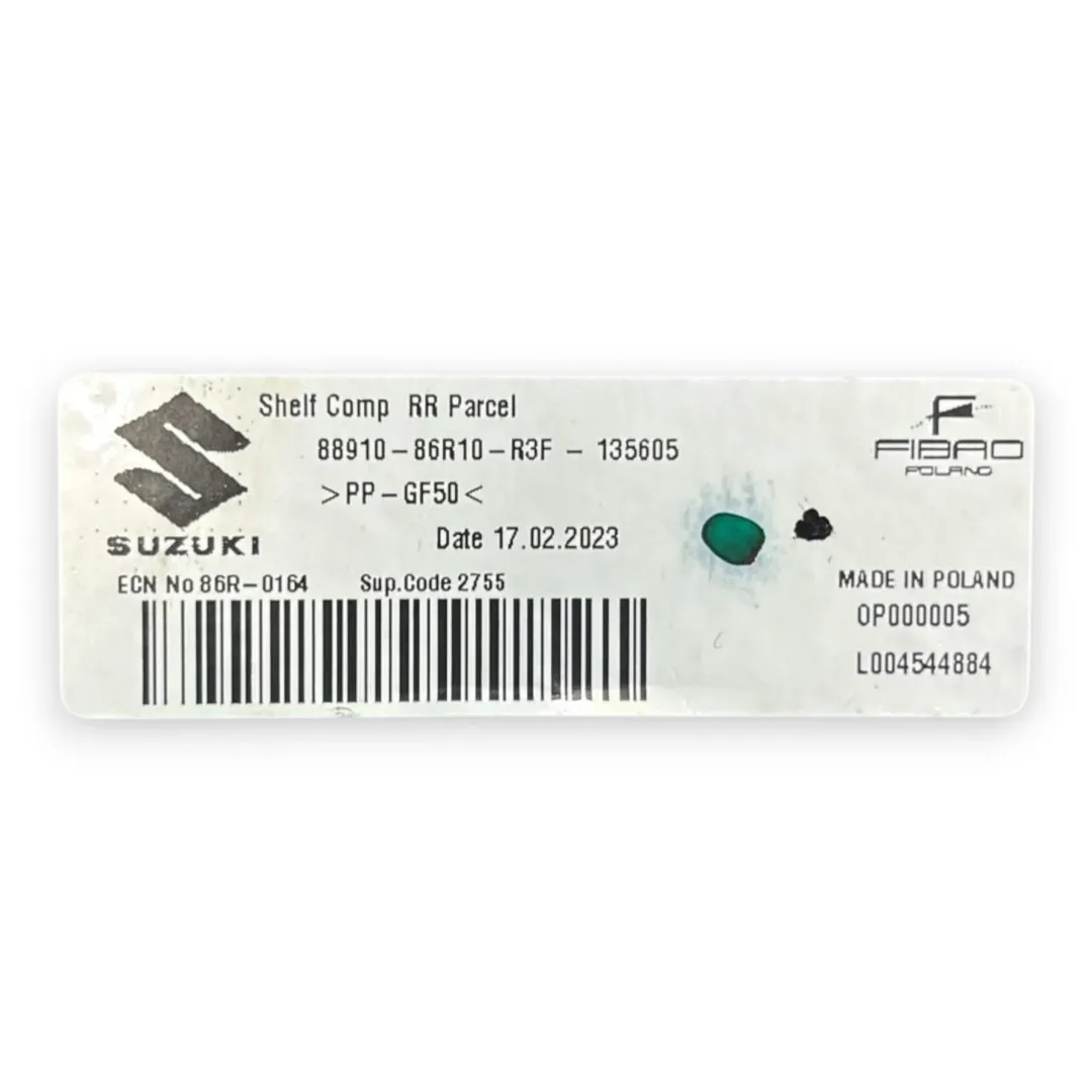 Dettaglio Ripiano cappelliera Suzuki Vitara OEM 8891086R10R3F - foto 3