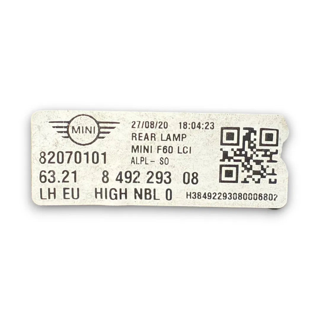 Dettaglio Fanale posteriore sinistro MINI Countryman F60 LCI 2020–2024 OEM 82070101 - foto 3
