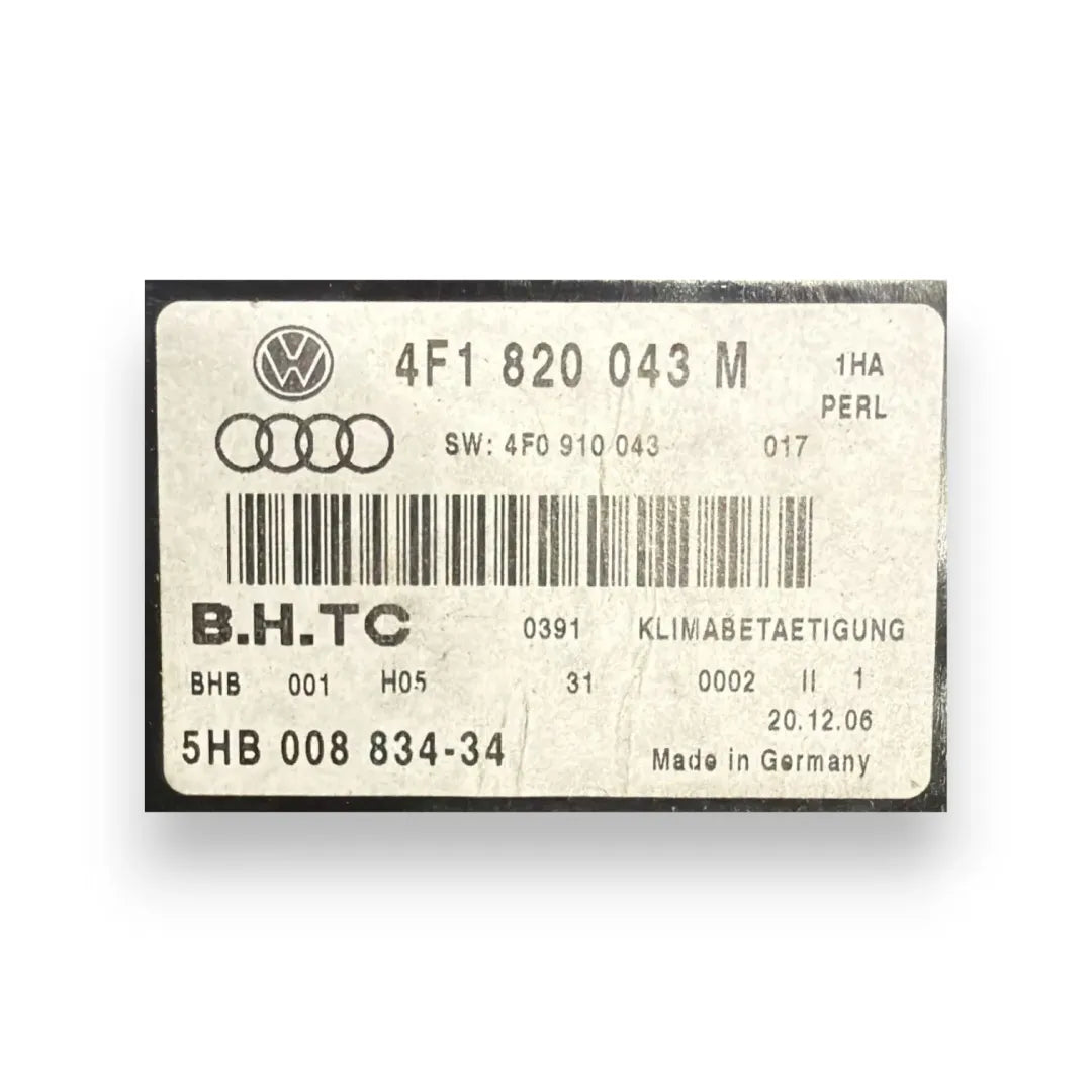 Dettaglio Blocco comando climatizzazione Audi A6 Allroad 4F OEM 4F1820043TH77 - foto 3