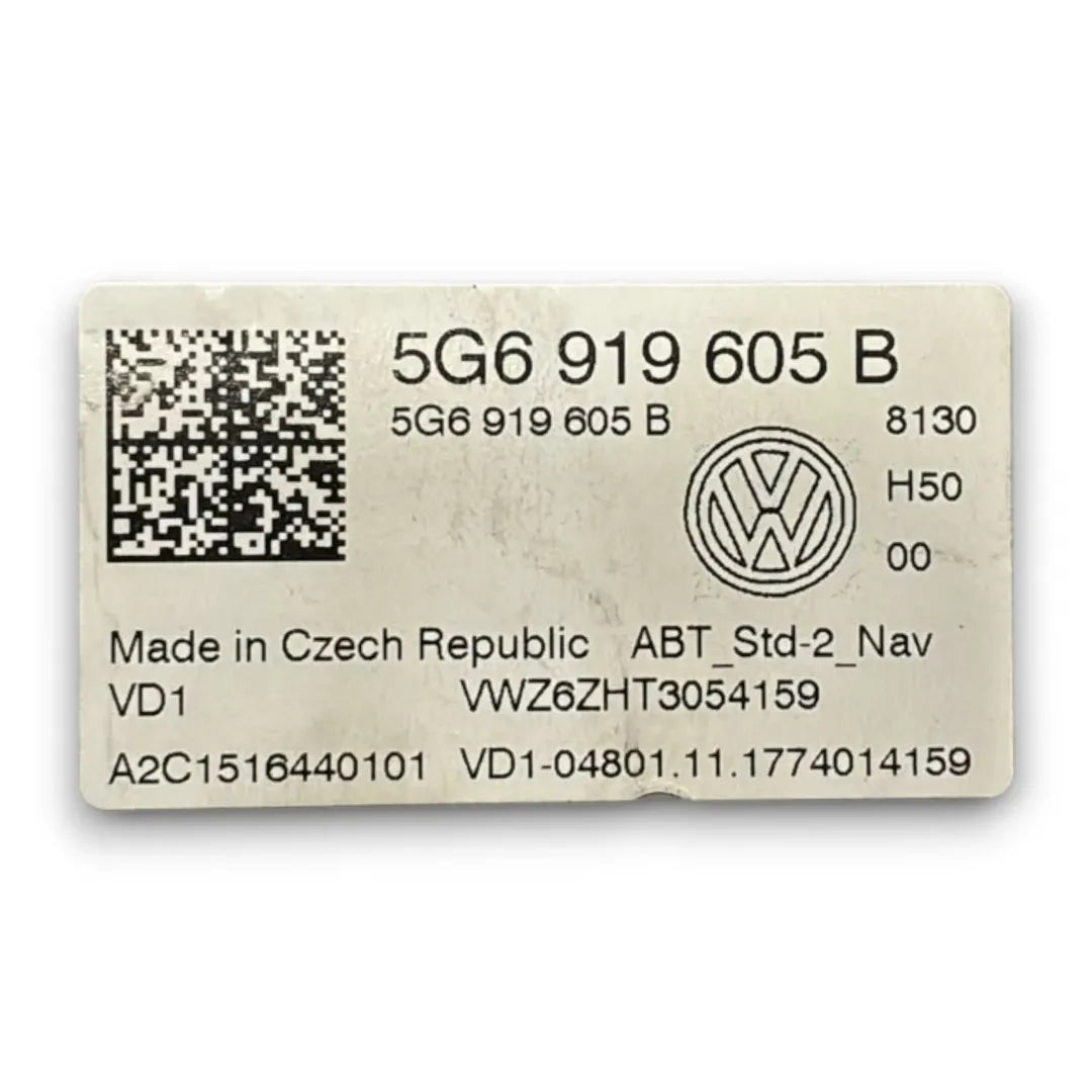 Dettaglio Display multifunzione Volkswagen Golf VII dal 2012 cod. 5G6919605B - foto 3