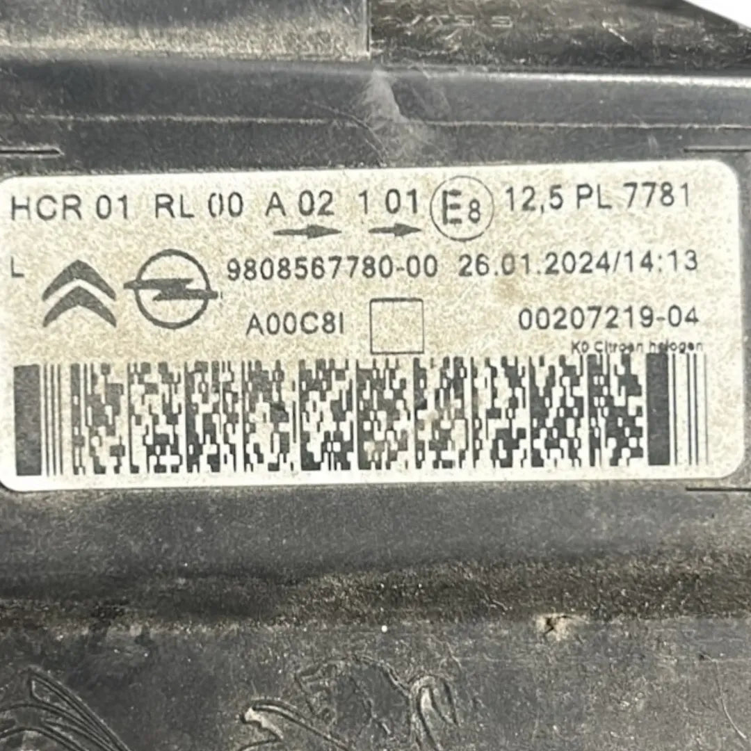 Dettaglio Faro anteriore destro Citroën Jumpy 4ª Serie dal 2016 OEM 9808567680 - foto 3