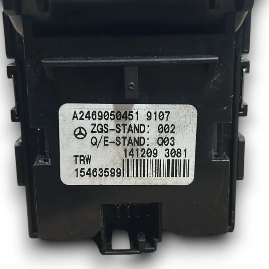Dettaglio Interruttore sblocco freno stazionamento Mercedes-Benz Classe B T246 OEM A24690504519107 - foto 3