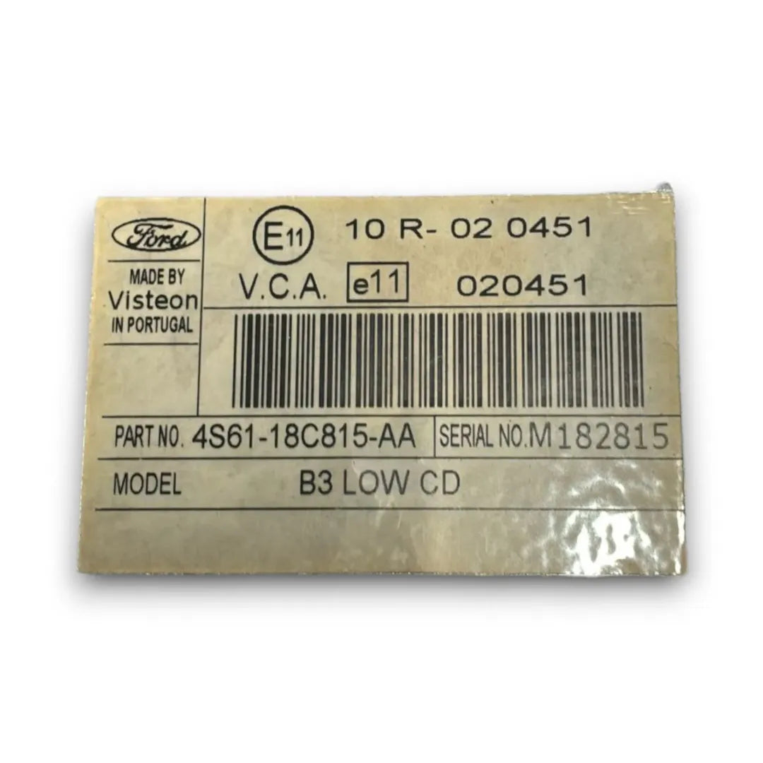 Dettaglio Autoradio Ford Fiesta 2002–2005 cod. 4S61-18C815-AA - foto 3