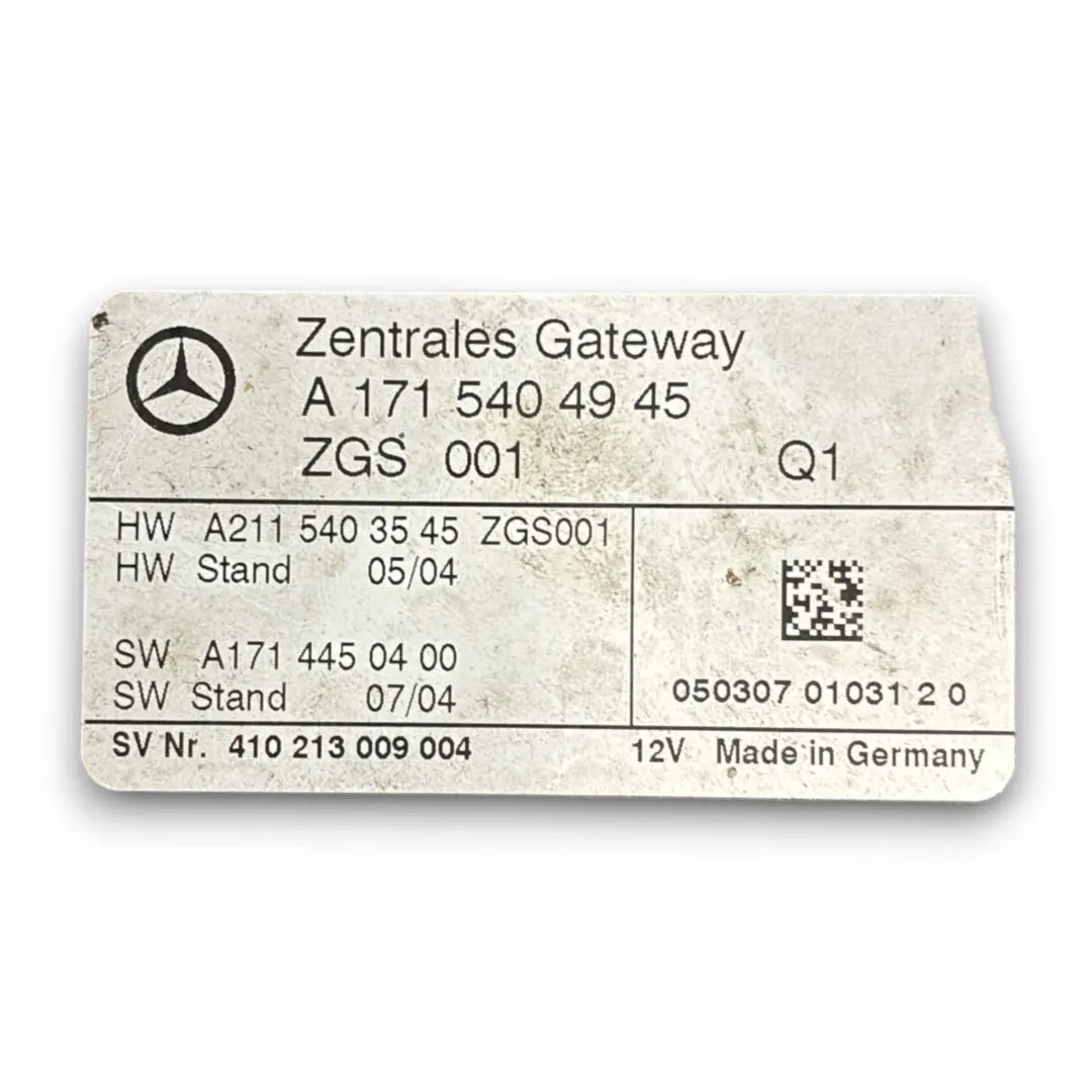 Dettaglio Centralina Gateway Mercedes-Benz SLK R171 dal 2004 OEM A1715404945 - foto 3