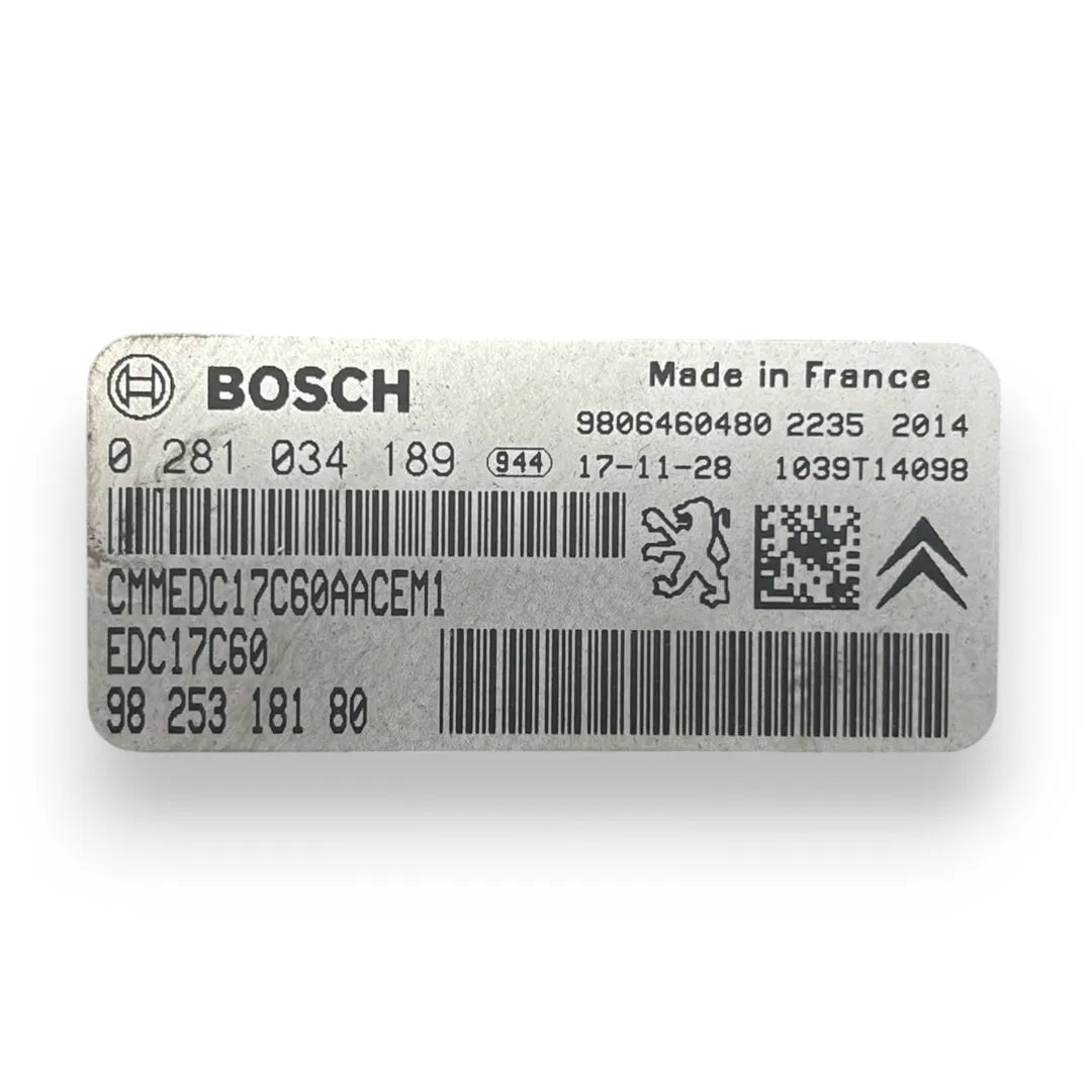 Dettaglio Centralina motore ECU Citroën Berlingo VAN 2015–2019 OEM 9825318180 - foto 3