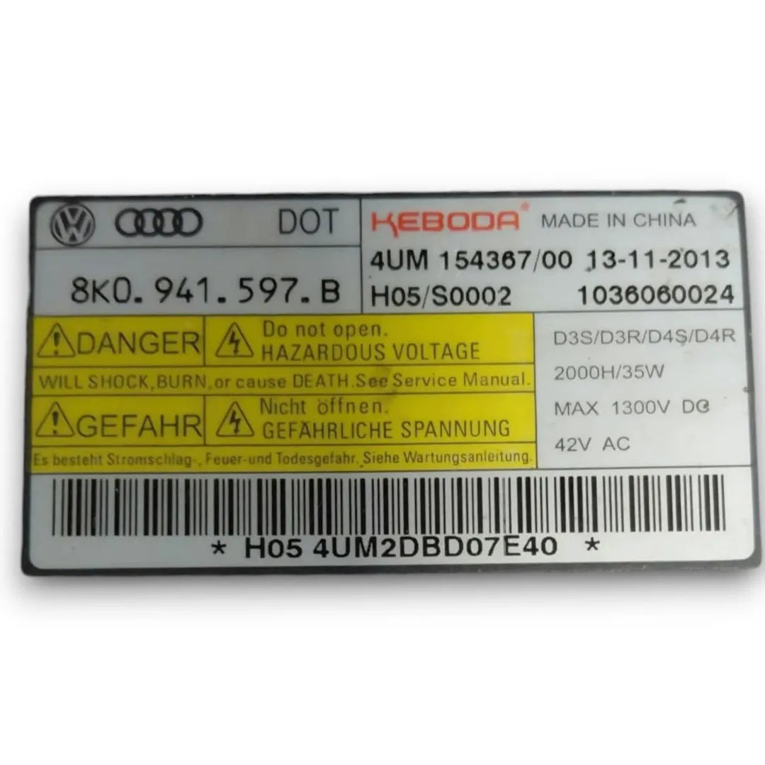 Dettaglio Centralina proiettore xenon Audi Q5 8R 2008–2017 OEM 3D0941329A - foto 3