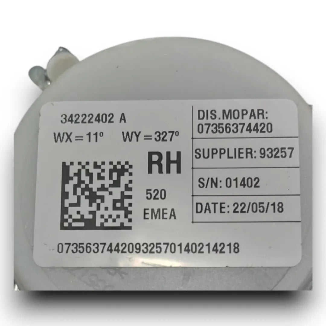 Dettaglio Cintura di sicurezza posteriore destra Jeep Renegade 5I OEM 735622419 - foto 3