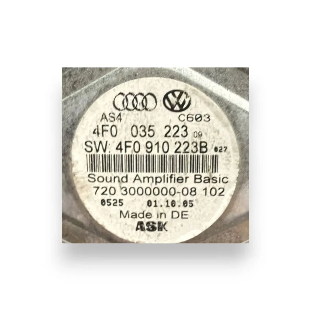 Dettaglio Amplificatore Hi-Fi Audi A6 Allroad 4F cod. 4F0910223 - foto 3