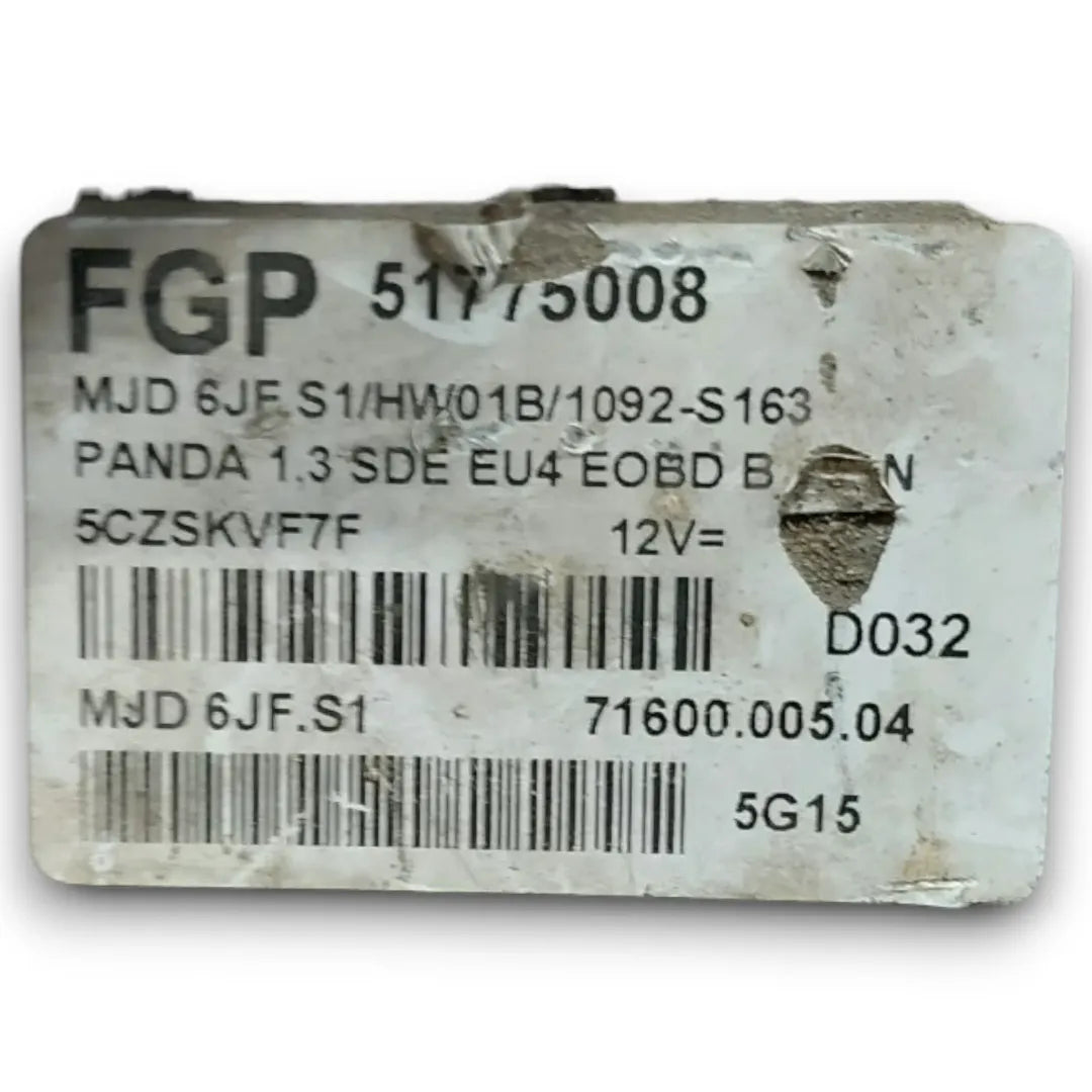 Dettaglio Centralina motore ECU Fiat Panda II 2003–2010 cod. 51775008 - foto 3