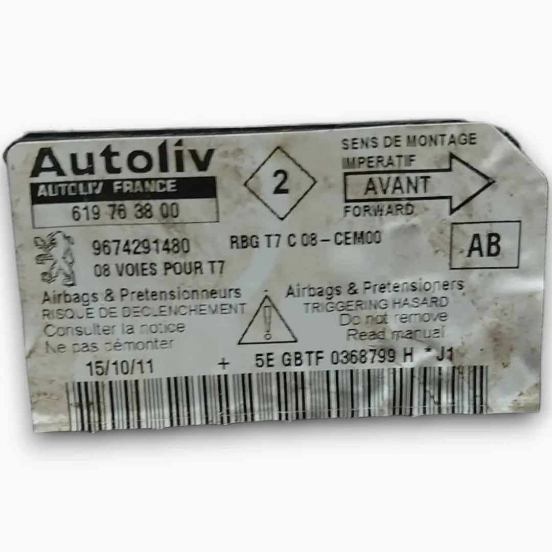 Dettaglio Centralina airbag per protezione pedoni Peugeot 308 2011–2015 cod. 619763800 - foto 3