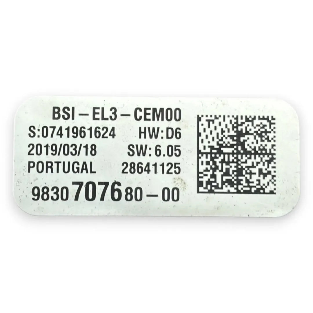 Dettaglio Body computer / centralina abitacolo Opel Combo cod. 9830707680 - foto 3