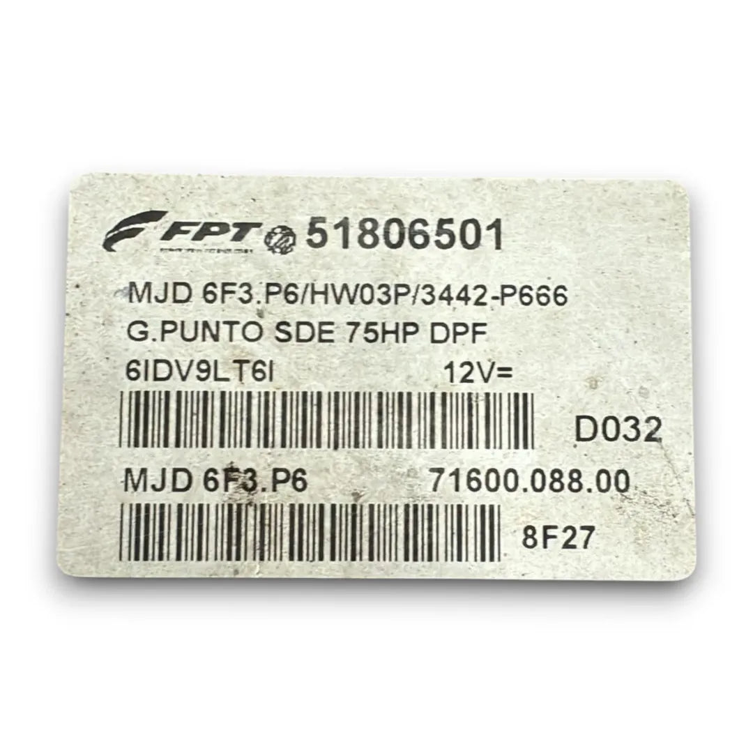 Dettaglio Centralina ECU motore Fiat Punto 2U cod. 51806501 - foto 3