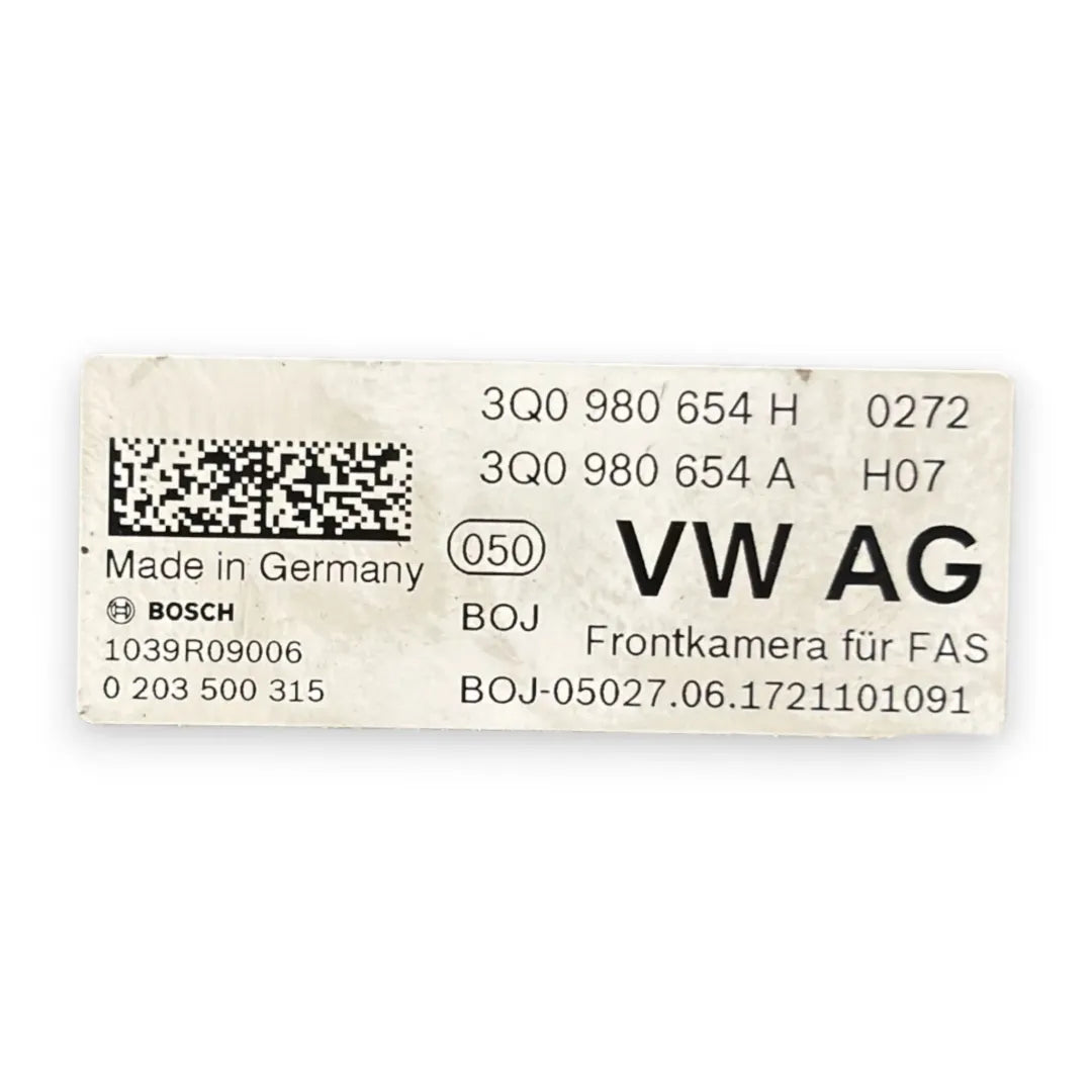 Dettaglio Telecamera anteriore Audi A3 8V 2016–2021 OEM 3Q0980654H - foto 3