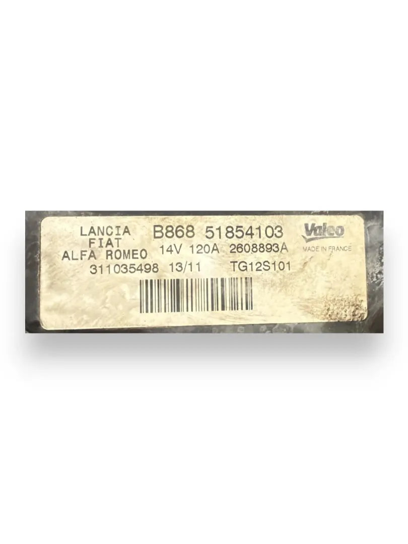 Dettaglio Alternatore Fiat Punto EVO 3J OEM 51984056 - foto 3