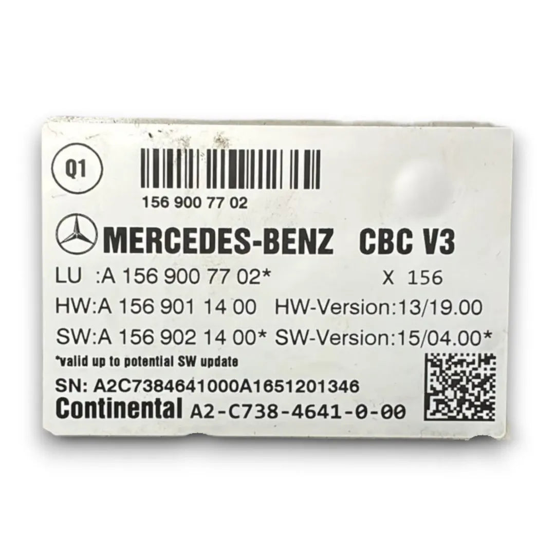 Dettaglio Body Computer Mercedes-Benz Classe GLA X156 2017–2020 cod. A1599007702 - foto 3