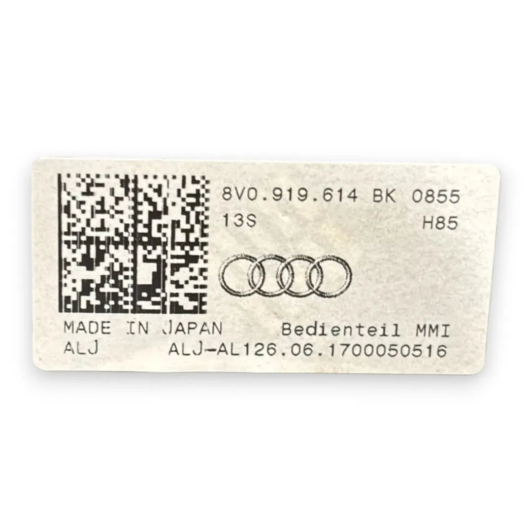 Dettaglio Blocco comandi autoradio Audi A3 8V 2016–2021 cod. 8V0919614BK - foto 3