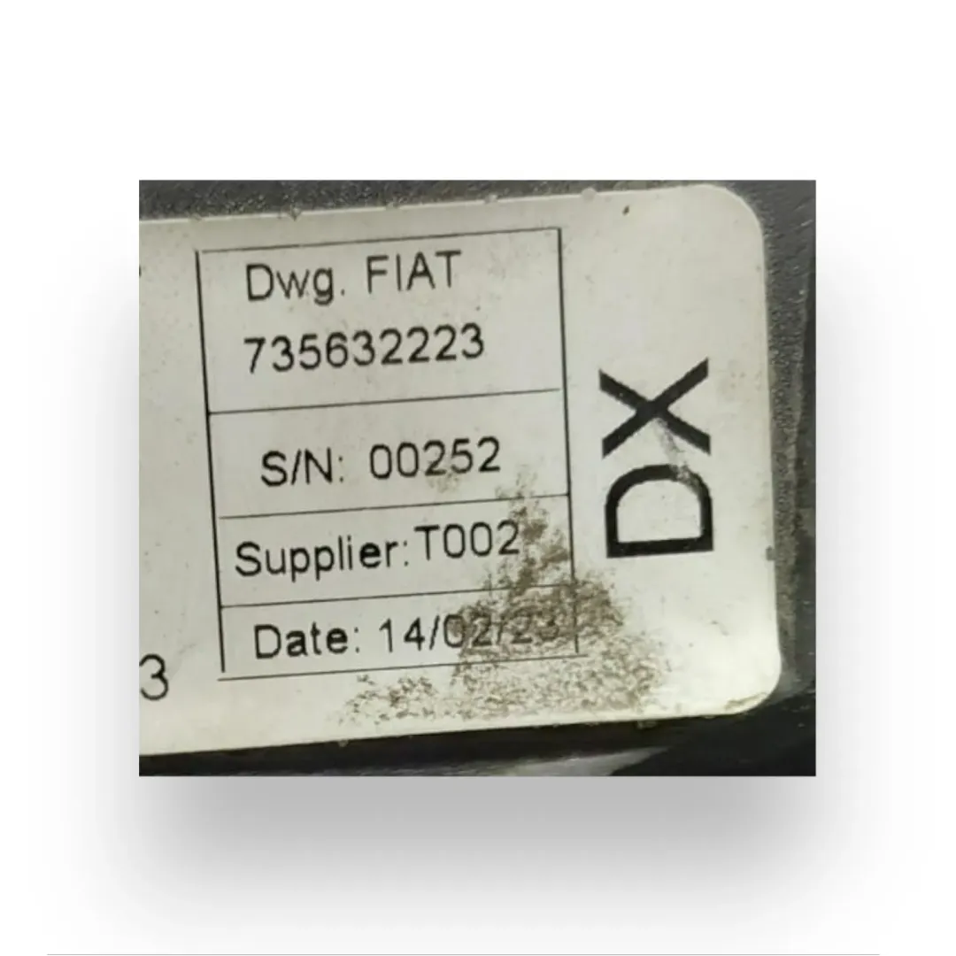 Dettaglio Cintura di sicurezza destra anteriore Fiat Qubo 3N OEM 735489157 - foto 3