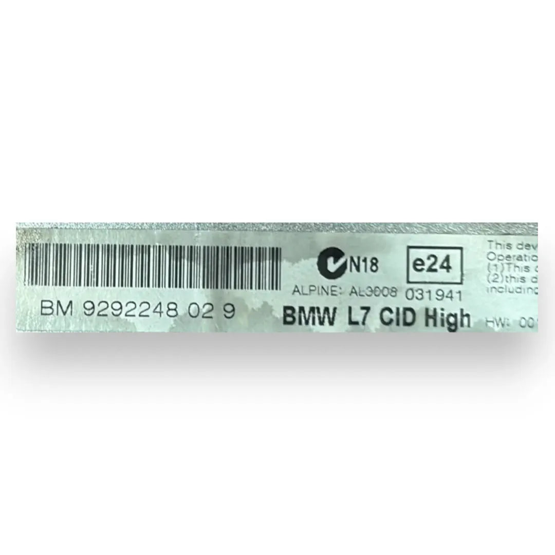 Dettaglio Display multifunzione BMW Serie 4 Coupé F32 dal 2013 OEM 65509292248 - foto 3
