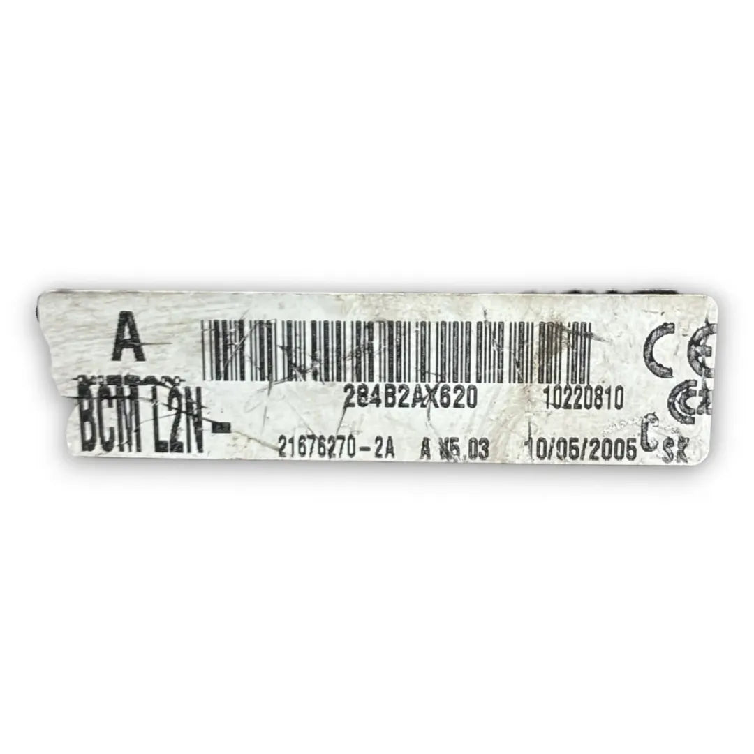 Dettaglio Body Computer Nissan Micra K12E 2002–2006 OEM 284B2AX620 - foto 3