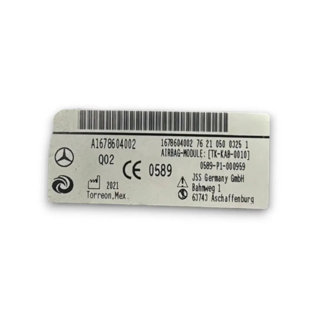 Dettaglio Airbag ginocchia Mercedes-Benz Classe GLE Coupé C167 dal 2020 OEM A1678604002 - foto 3
