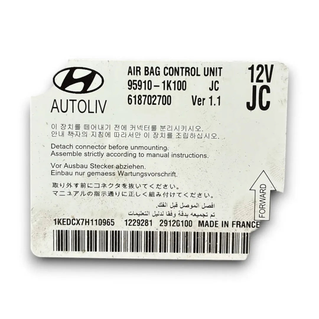 Dettaglio Centralina airbag Hyundai ix20 2010–2015 OEM 959101K100 - foto 3