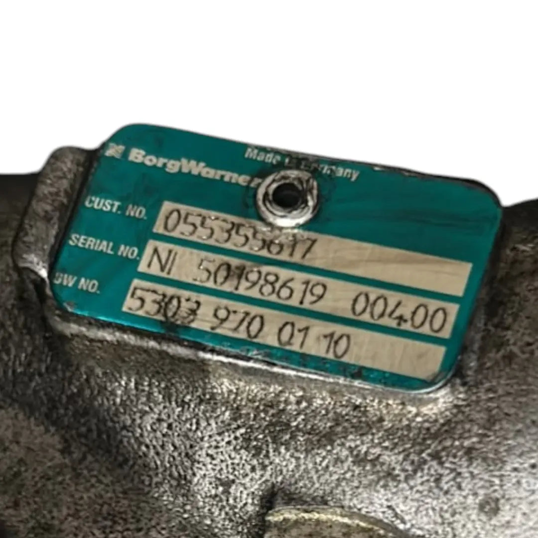 Dettaglio Turbocompressore con collettore di scarico Opel Zafira P12 OEM 55355617 - foto 3