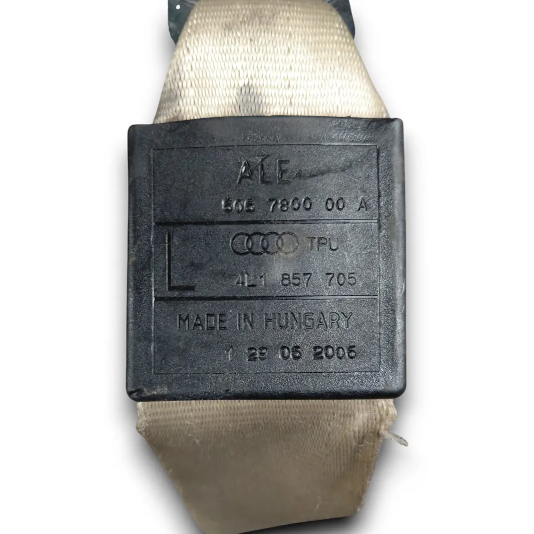 Dettaglio Cintura di sicurezza anteriore sinistra Audi Q7 4L OEM 4L1857705DV04 - foto 3