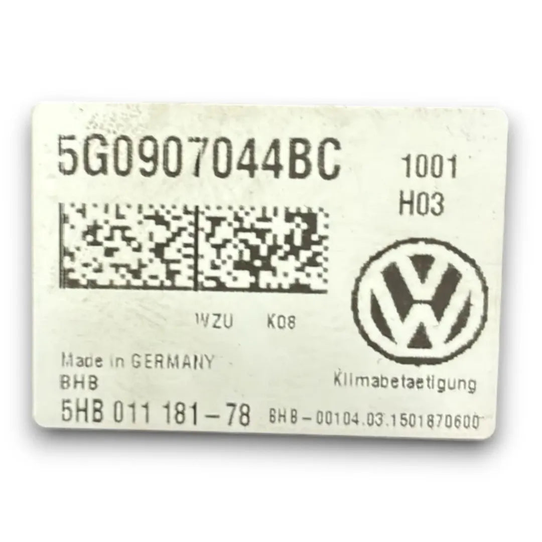 Dettaglio Comando clima Volkswagen Golf VII dal 2012 OEM 5G0907426ANWZU - foto 3